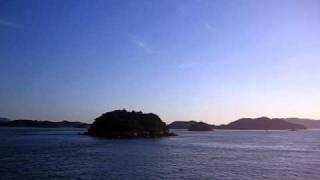 preview picture of video 'crusing to Teshima Island from Uno port'