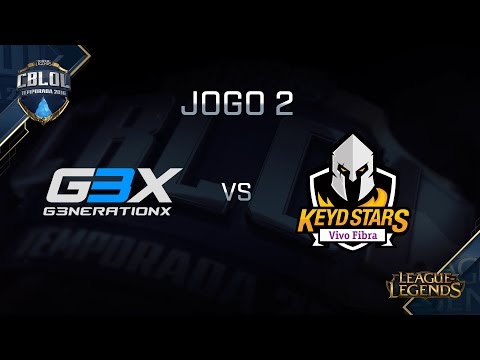 g3x x Keyd (S1 - Jogo 2) CBLoL 2016 - 1ª Etapa