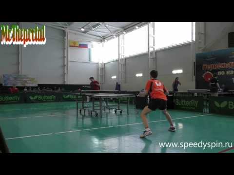 Table Tennis Russian Junior Championships 2016 - Denis Ivonin Vs Aleksandr Tiutriumov -