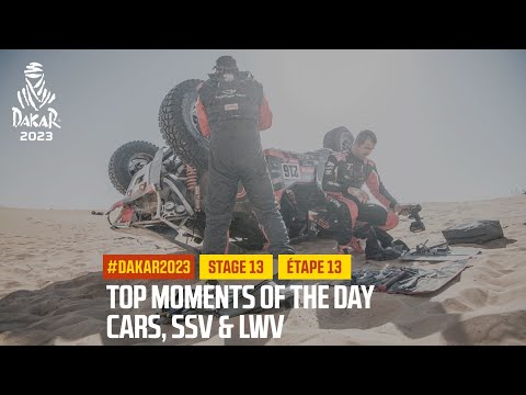 ダカール・ラリー2023 自動車クラスのステージ13ハイライト動画