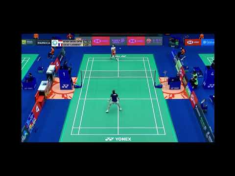 🔥🔥Lucas Claerbout def Anthony Ginting #koreaopen #badminton #2022