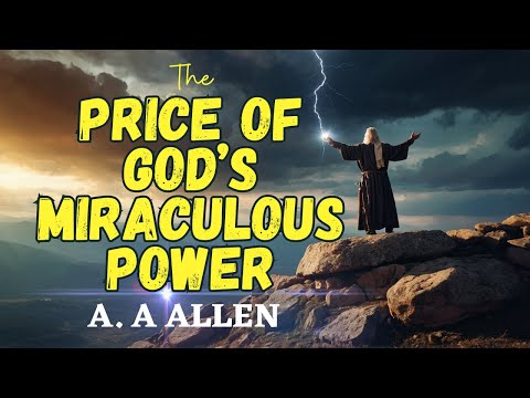 THIS IS THE PRICE FOR GOD'S MIRACULOUS POWER