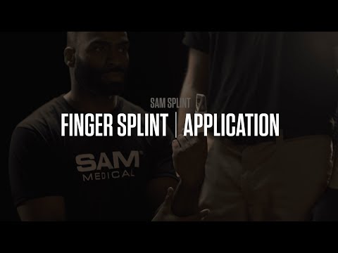 SAM® Splint Training | Finger Splint | SAM Medical