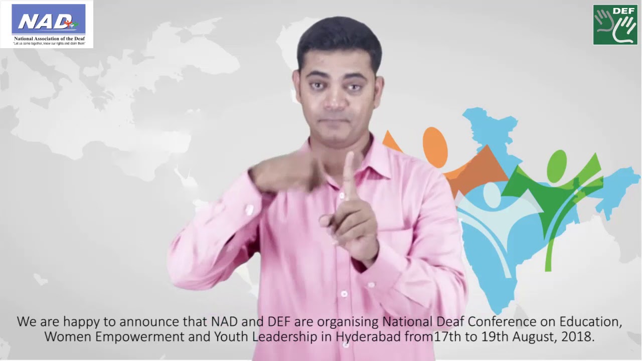 National Deaf Conference on Education, Sign Language Rights, Youth Leadership and Women Empowerment
