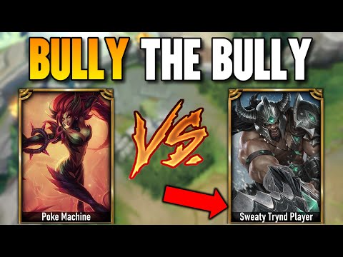 SWEATY TRYNDAMERE MID ONE TRICK GETS A TASTE OF MY ZYRA - League of Legends