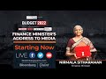 Union Budget 2022 Finance Minister Nirmala Sitharaman S Press Conference