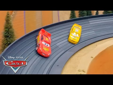 Lightning McQueen's Epic Showdown with Billy Oilchanger | Pixar Cars | @disneyjr