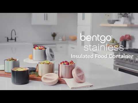 Bentgo® Stainless Steel Insulated Food Container - Designed to Keep Food Warm or Cool for Hours