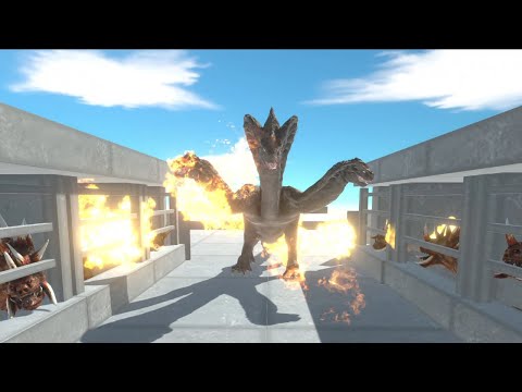 Obstacle Course with traps Survival Animal Revolt Battle Simulator