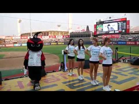 170617 kt위즈 vs 한화 수원경기, 치어리더 공연 - 봄의 나라 이야기(에이프릴)