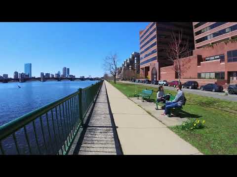 [5K] Boston Massachusetts Walking Tour at Dawn - Beacon Hill, East Cambridge | Travel Guide 2022