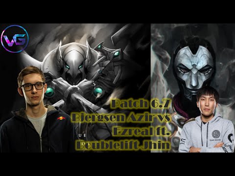 Patch 6.7 Bjergsen Azir vs Ezreal ft  Doublelift Jhin - League of Legends