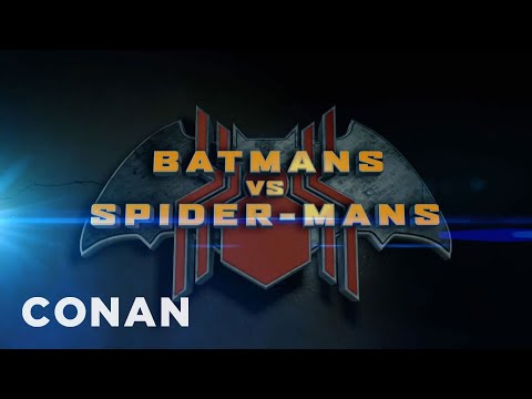 Coming Soon: Batmans Vs. Spider-Mans | CONAN on TBS