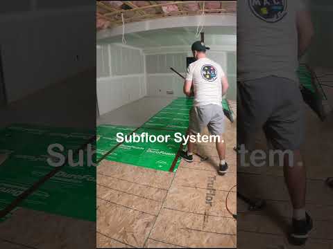 A SubFloor Install That Isn't the Traditional PreFab Option #shorts