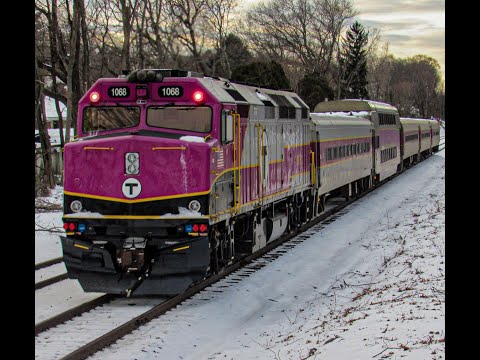 Refurbished MBTX 1068 F40PH-3C Running Up & Down The Haverhill Line!