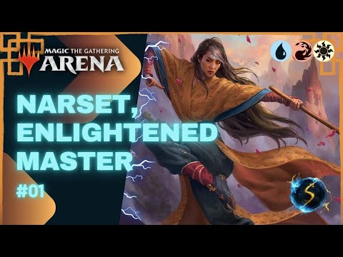 It's Showtime: Narset, Enlightened Master 💧🔥☀️ #01 INSANE BROKEN!!! - MTG Arena - Historic Brawl