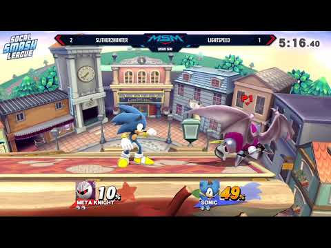 MSM 164 - S2H (Meta Knight) Vs. LightSpeed (Sonic) Losers Semis - Smash 4