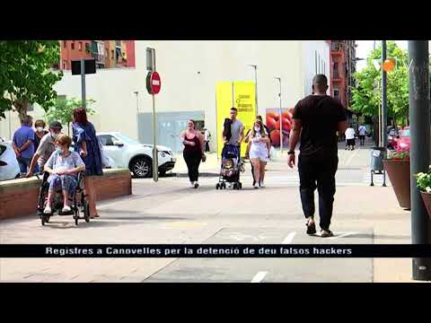 VOTV - Registres a Canovelles per la detenció de deu falsos hackers