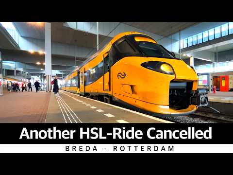 🇳🇱 Full Speed HSL in the Rain but: Cancelled? CABVIEW  Breda - Rotterdam 12/2/2026