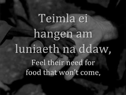 Can yn Ofer - Edward H Dafis (geiriau / lyrics)