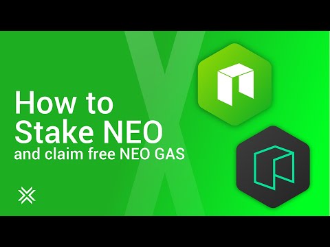 How to Stake NEO and claim free NEO GAS