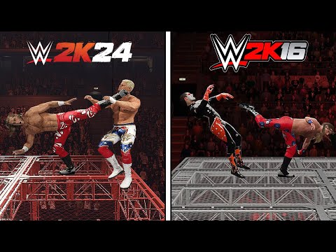 Best Extreme FINISHERS in WWE 2K16 Vs. WWE 2K25!