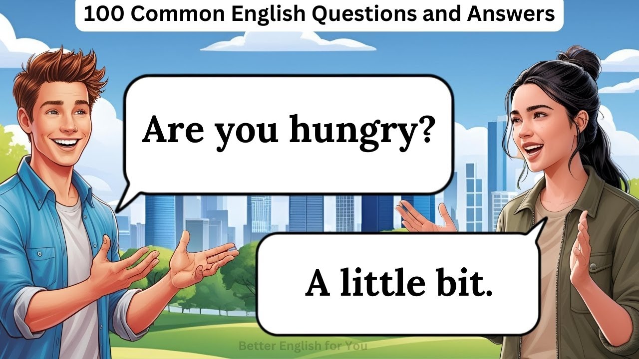 100 Common English Questions and Answers | Speak English Fluently!