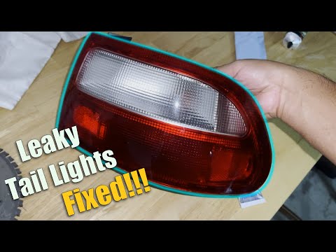 Leaking Tail Lights Fixed with RTV Silicone Sealant!!!