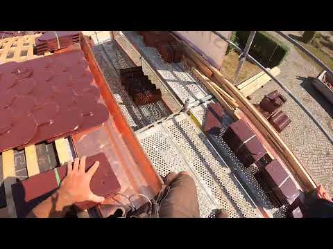 Biberschwanz Hechtgaube Teil 29 - Gaube in Biber decken -  Video Tutorial