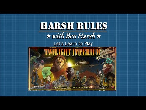 Harsh Rules: Let's Learn To Play - Twilight Imperium (Third Edition) Part III : Conquest & Variants