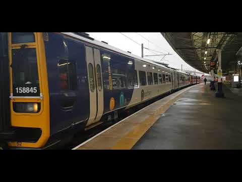 Arriva northern 158845 &142036 leaving bolton