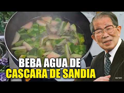 Agua de CASCARA de SANDIA, el Secreto del Medico Japones para una vida Saludable - Beberla de Noche