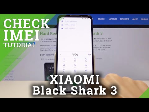 How to Check IMEI & SN in XIAOMI Black Shark 3 – Find Phone Special Numbers
