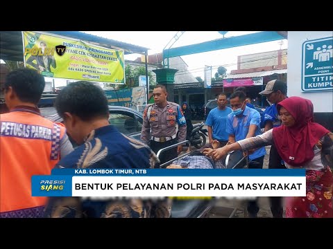 POLSEK PRINGGASELA ANTAR WARGA SAKIT