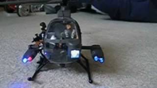 Hughes Defender Coax R/C Heli LEDs plus the Anthrax song &#39;&#39;Cupajoe&#39;&#39;