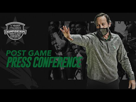 North Texas Men's Basketball: Grant McCasland Postgame Presser vs LA Tech 3/12/21