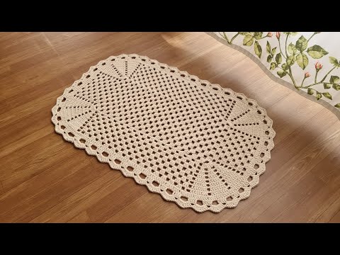 TAPETE DE CROCHE MUITO FÁCIL @LuizadeLugh