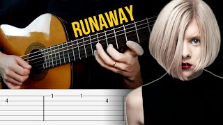 Download lagu RUNAWAY Guitar Tabs Tutorial (Aurora Guitar Cover) mp3
