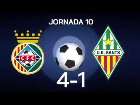 Cerdanyola FC - UE Sants (4 -1) Jornada 10 de 3div5