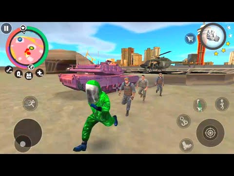 Vegas crime simulator new game 21 | Vegas crime on military base killing all army | Android gameplay