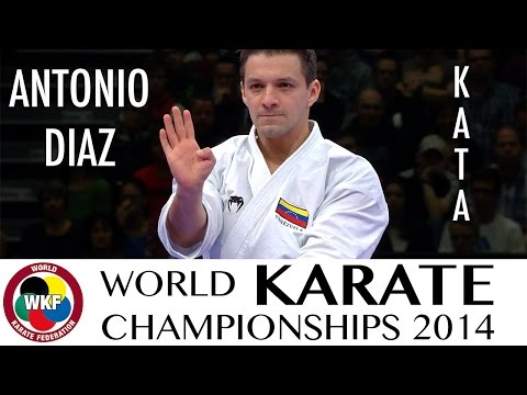 Antonio DIAZ of Venezuela. Kata Suparimpei. Bronze Medal. 2014 World Karate Championships