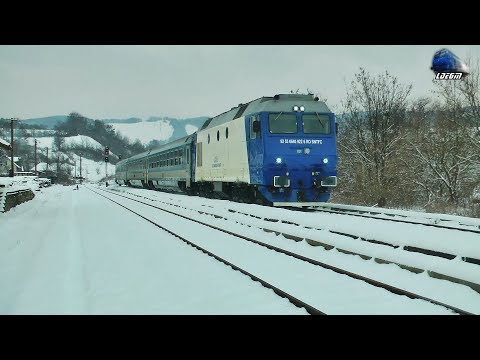 GM 64-0922-6 & Automotor DH2 DMU in Zapada/Snow in Gara Bratca Station - 03 March 2018