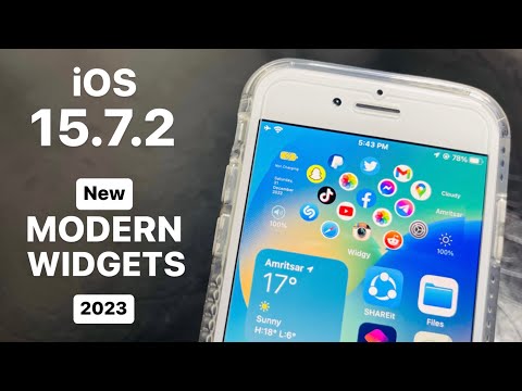 iOS 15.7.2 New Modern Widgets for iPhone (2023)