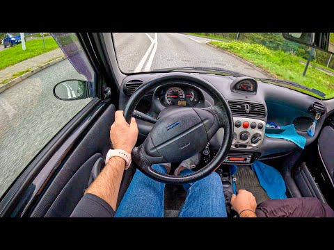 2005 Fiat Seicento Sporting  |1.1 54 hp | POV Test Drive