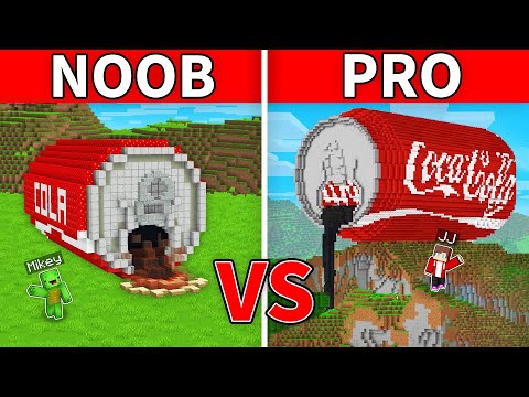 Coke vs Water Bucket Challenge in Minecraft - WHO WILL WIN?