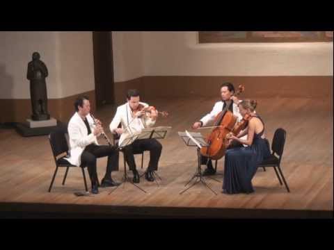 Mozart Oboe Quartet in F Major, K. 370 - 2nd mvt. | L. Wang, G. Schmidt, L. Francis. F. Fan