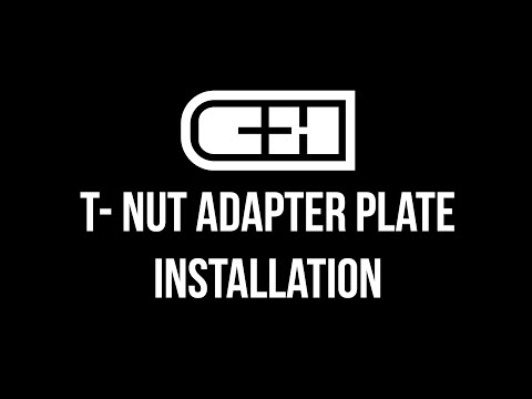 C&H Precision T-Nut Adapter Plate Installation