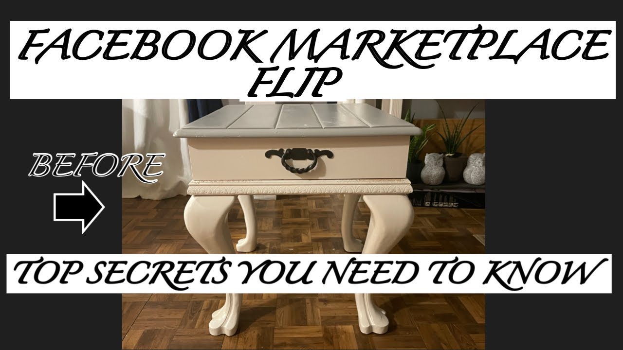 FACEBOOK MARKETPLACE FLIP / TIPS ON SELLING ON FACEBOOK MARKETPLACE / END TABLE MAKEOVER