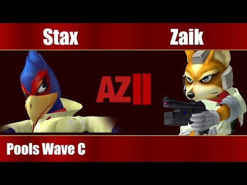 Azension II -  Stax (Falco) Vs. Zaik (Fox) - Pools - Melee Singles