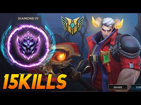 DARIUS MAIN DESTROY DIAMOND ELO | 15KILLS | PERFECT LAST HIT | WILDRIFT